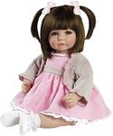 Adora Toddler Time Babies, 20" Premium Doll with Hand Painted Eyelashes and Face, Fresh Baby Powder Scent and Removable Clothing, Birthday Ages 6+ - Sweet Cheeks