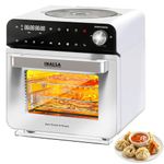 INALSA Air fryer,Oven,Steamer,Rotisserie,Convection|1700 W & 15 L|9 Accessories|Air Fry,Roast,Grill,Steam Vegetables,Idli,Momos,Sanitize|Self Clean Function|2 Yr Warranty(Aero Smart N Steam) White