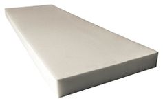 4 x 24 x 72 , Medium Density : Mybecca Upholstery Foam Cushion(Seat Replacement, Upholstery Sheet, Foam Padding), 4" H x 24" W x 72" L