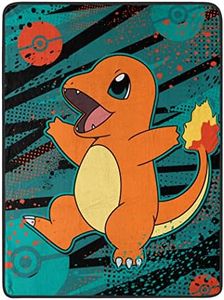Northwest Pokemon Micro Raschel Throw Blanket, 46" x 60", Char Dance