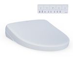 TOTO SW4736AT40#01 WASHLET+ Electronic Bidet Toilet Seat, Cotton White