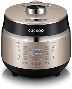CUCKOO CRP-EHSS0309FG 3-Cup (Uncooked) / 6-Cup (Cooked) Induction Heating Pressure Rice Cooker with Nonstick Inner Pot, 16 Menu Modes, Fuzzy Logic Tech, 3 Voice Guide, Auto Clean (Gold)