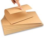 Brown Kraft Paper Card A4 50 Sheets - 200gsm Card Stock Printer Paper for Invitations, Menus, Crafts, DIY Cards