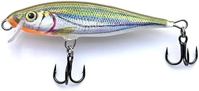 EVERBAY DORADO Wobbler Fishing Lure-Hard Crankbait-Fishing Tackle, Topwater Life-Like Swimbait for Perch Pike Zander Catfish Chub Barbel Trolling in Freshwater, Slow Sinking - SEEKER TWITCH 5.5cm HAB
