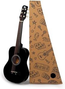 CB SKY 30-inch Junior (Black)/Student Acoustic Guitar/Beginner/Kids musical instrument