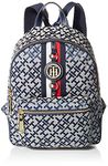 Tommy Hilfiger Women's Jaden Plus Backpack, Navy Print, One Size, Jaden Plus Backpack