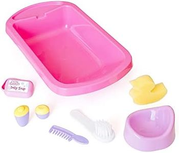 Casdon 711 Bath and Potty Doll Accessory,Pink/Purple