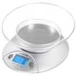 Etekcity Cleaning 9 in 1 Scrubber Food Scale (Grey)