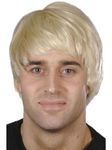 Smiffys Guy Wig, Blonde Short, Icons & Idols Fancy Dress, Adult Dress Up Wigs