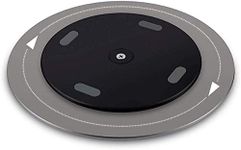 360° Aluminum Rotation Monitor Swivel Base with Steel Ball Bearings Stand for iMac Flat Panel Monitors Non Skid 8.5 Inches Round