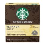 Starbucks by Nespresso Veranda Blend Blonde Roast Coffee Pods, Nespresso Vertuo Line Compatible Capsules, 8 Coffee Pods