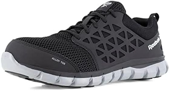 Reebok mens Sublite Cushion Work IB4041 Industrial Shoe, Black, 8.5 Wide US