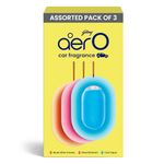 Godrej aer O – Hanging Car Air Freshener – Assorted Pack of 3 (22.5g) | Gel Lasts up to 30 days | Car Accessories