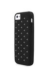 X-Doria Spots Silicone for iPhone 5c - Retail Packaging - Black