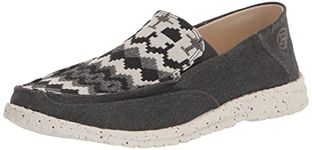 ROPER Women's Hang Loose Slip on Loafer, Black, 7