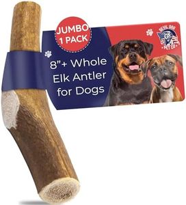 Premium Elk Antlers for Dogs | Antler Dog Chew Elk Bone For XXL Dogs | Healthy & Long Lasting Treat For Aggressive Chewers | Wild Sourced in the USA - Veteran Owned (Whole, XXL (Jumbo) 8"-13")