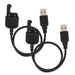 TraderPlus 2-Pack Smart Remote Control USB Charger Charging Cable Cord for GOPRO Hero 6 5 4 3+ 3