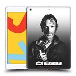 Head Case Designs Officially Licensed AMC The Walking Dead Rick Filtered Portraits Soft Gel Case Compatible With Apple iPad 10.2 2019/2020/2021