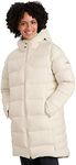 Kathmandu Epiq Womens Longline Down Puffer Jacket Warm Outdoor Winter Coat Women's Natural 16