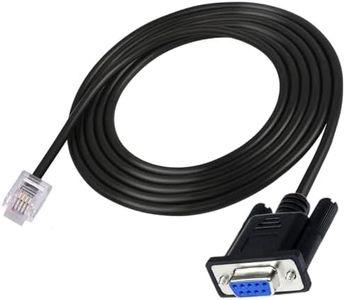 HTGuoji Cable de control serie de red LAN DB9 a RJ11 RJ12 6P4C para motor servo de unidad paso a paso Leadshine DM432C DM442 DM556 DM856 3DM683 AM882 DM1182 2 metros/6 pi