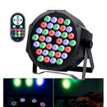 Stage Lights 36LED 72W Disco Light RGB DMX512 with Remote Control, Par Light 7 Modes Stage Lighting Effect DJ Lights for Party Bar Club Wedding Halloween Christmas[Energy Class A+++]