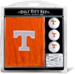 Team Golf NCAA Tennessee Volunteers Gift Set: Embroidered Golf Towel, 3 Golf Balls, and 14 Golf Tees 2-3/4" Regulation, Tri-Fold Towel 16" x 22" & 100% Cotton