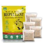 5 Pack Mouse Repellent Natural Peppermint Oil Rat Repellent, Humane Mouse Deterrent Pest Control Pouches, Mice Repellent for House Kitchen Room RV