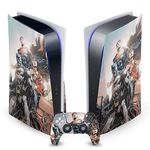 Head Case Designs Officially Licensed Justice League DC Comics Rebirth Trinity #1 Comic Book Covers Vinyl Faceplate Sticker Gaming Skin Decal Cover Compatible With PS5 Disc Console & DualSense