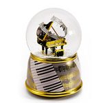 Music Theme Grand Piano with Painted Base Musical Water/Snow Globe - Over 400 Song Choices - Strangers in The Night