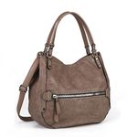 Gladdon Hobo Bags for Women, Ladies Multi Pockets Top Handle Handbags, Vintage Cross-body Shoulder Satchel, polyester Messenger Purse