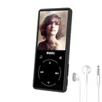 RUIZU New mp3 D16 Mp3 Player USB 8Gb 16G Storage 2.4 inches HD Color Screen Play Video Radio Fm E-Book Music Player (Silver)