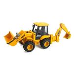 SHIPEASE Plastic Construction Realistic Engineer Vehicle Pushdozer with moveable Parts Excavator Bulldozer Construction Toys Truck Machine for Kids Yellow