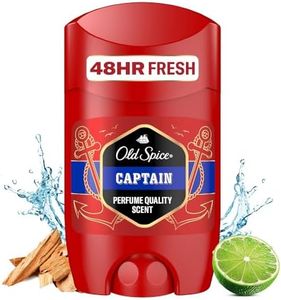 Old Spice Captain Aluminium Free Deodorant Stick For Men, 85 ML, Stay Fresh For 48H, Anti White Marks, Scent of Open Ocean, Sandalwood & Citrus Notes
