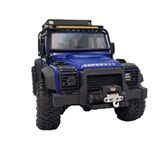 RC Car Front Bumper and Electric Winch for Traxxas 1/18 TRX4M Defender, Metal Winch and Anti-Collision Protective Bar