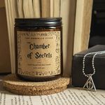 THE UMBRELLA STORE The Chamber Of Secrets Scented Candle| Harry Potter Themed Scented Candle| Luxury Scented Candle | Home Decor Candle (The Chamber Of Secrets), Glass, Aromatherapy