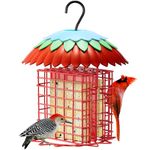 Double Suet Feeders for Outside Hanging with Ant Moat, Skaithee Bird Feeder with 2 Holders & Weather Proof & Ant Guard, Keep Suet Cakes Clean & Fresh for Wild Birds Woodpecker Cardinal Bluebird