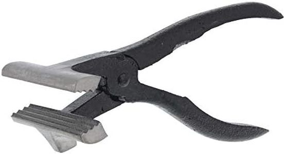 U.S. Art Supply Iron Canvas Pliers, Dual Design with Hammer & Jaw Gripper