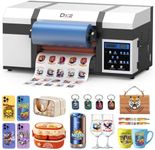 DXZ A3 UV DTF Printer All-in-One with Laminator, Dual XP600 Print Heads, White Ink Stirring, for Glass, Metal, Wood, Tumblers, Phone Cases