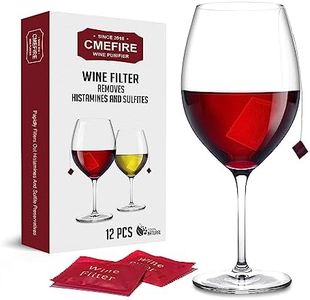 Wine Filter Bags,Sulfites & Histamine Remover,Reduces Tannin –,Wine Allergies Prevention,Restore Taste, Aerate – And Experience the Magic of Organic Wine Purifier(12 Count/Pack of 1)