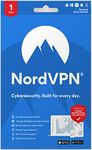 NordVPN Standard - 1-Year VPN & Cybersecurity Software Subscription For 6 Devices - Block Malware, Malicious Links & Ads, Protect Personal Information [Physical box]