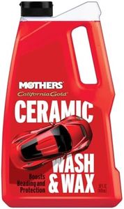Mothers California Gold Ceramic Wash & Wax, 50 oz. | Boosts Beading and Protection, Spot-Free and Streak-Free, Watermelon Scent (05650)