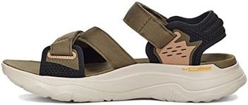 Teva Men's Zymic Sport Sandal, Dark Olive/Teal Green, US 12