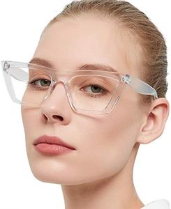 OCCI CHIARI Reading Glasses Women's Reader Cat Eye Eyeglasses 0 1.0 1.25 1.5 1.75 2.0 2.25 2.5 2.75 3.0 3.5 4.0 5.0 6.0 (Transparente 100