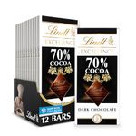 Lindt Excellence Dark Chocolate 70% Cocoa, 3.5-Ounce Packages (Pack of 12)