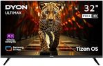 DYON ULTIMAX 32F-TI - 32 Zoll (80 cm) Fernseher (1080p, Full-HD Smart TV, Tizen OS, Triple Tuner (DVB-C/-S2/-T2), Samsung Smart & Gaming Hub, Prime Video, Netflix, Disney+) [2025]