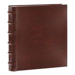 Pioneer Photo Albums Extra Large Capacity Leather Photo Album - 500 Pocket ( 4"x6" , Brown )