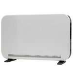 Russell Hobbs 2000W/2KW Electric Convector Heater with 24 Hour Timer in White, 3 Heat Settings, Tip Over & Overheat Protection, Adjustable Thermostat, Silent Operation, 20m² Room Size, RHCVH2003