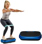 LifePro Waver Mini Vibration Plate - Whole Body Vibration Platform Exercise Machine - Home & Travel Workout Equipment - Max User Weight 260lbs