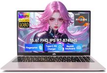 NIMO 15.6" IPS FHD Gaming Laptop, AMD Ryzen 7 8745HS 16GB DDR5 RAM 1TB SSD (8C/16T, up to 4.9GHz) Radeon 780M Graphics Business Computer with 100W Type-C Backlit Keyboard, Fingerprint USB4