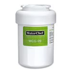 WaterChef MWF Refrigerator Water Filter Replacement for GE MWF, GWF, MWFA, GWFA, GW06, Hotpoint HWF, HWFA, NSF/ANSI Certified, WCG-09